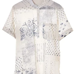 11.11 Block Print Unisex Half Sleeve Top -Cheap Drapvera Store 024ee13 3