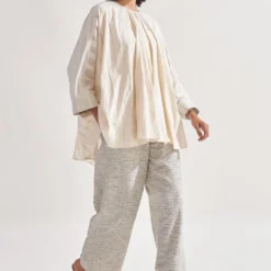 Amrich Ivory Handwoven Dana Shirt -Cheap Drapvera Store 0404amr11 4