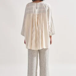 Amrich Ivory Handwoven Dana Shirt -Cheap Drapvera Store 0404amr11 7