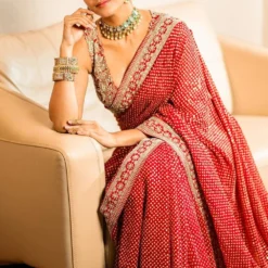 Mrunalini Rao Advika Zardosi Embroidered Blouse