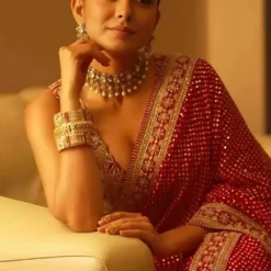 Mrunalini Rao Advika Zardosi Embroidered Blouse -Cheap Drapvera Store 051323mr02 3