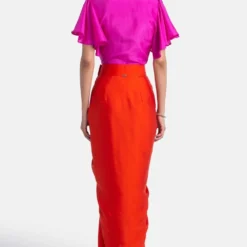 431-88 By Shweta Kapur Fuchsia Pink Crop Top 5 431-88 By Shweta Kapur Fuchsia Pink Crop Top -Cheap Drapvera Store 0602sk04 3