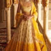 Itrh Yellow Embroidered Lehenga Set