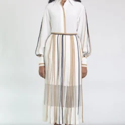 Bodice Ivory White Collar Shirt