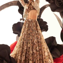 Bhumika Sharma Floral Printed Jacket Set