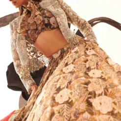 Bhumika Sharma Floral Printed Jacket Set -Cheap Drapvera Store 11123bs17 3