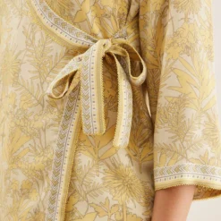 PATINE Beige Shikargah Bell Sleeve Wrap Top -Cheap Drapvera Store 111pat33 5