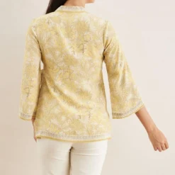 PATINE Beige Shikargah Bell Sleeve Wrap Top -Cheap Drapvera Store 111pat33 6