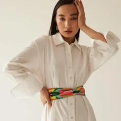 Mini Sondhi Off White Embellished Shirt Dress 9 Mini Sondhi Off White Embellished Shirt Dress -Cheap Drapvera Store 12723ms35 4