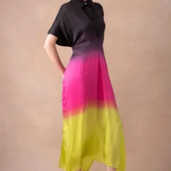 Inca Vibrant Multi-hued Ombre Long Shirt Dress 7 Inca Vibrant Multi-hued Ombre Long Shirt Dress -Cheap Drapvera Store 15124inca4 3