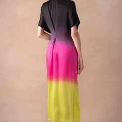 Inca Vibrant Multi-hued Ombre Long Shirt Dress 9 Inca Vibrant Multi-hued Ombre Long Shirt Dress -Cheap Drapvera Store 15124inca4 5