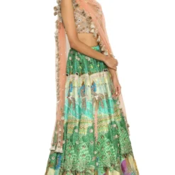 Payal Singhal Tropical Printed Dupion Lehenga Set -Cheap Drapvera Store 154ps25 3