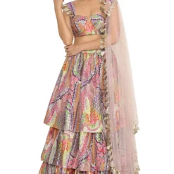 Payal Singhal Tribal Printed Ruffled Lehenga Set