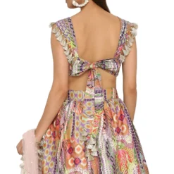 Payal Singhal Tribal Printed Ruffled Lehenga Set -Cheap Drapvera Store 154ps37 4