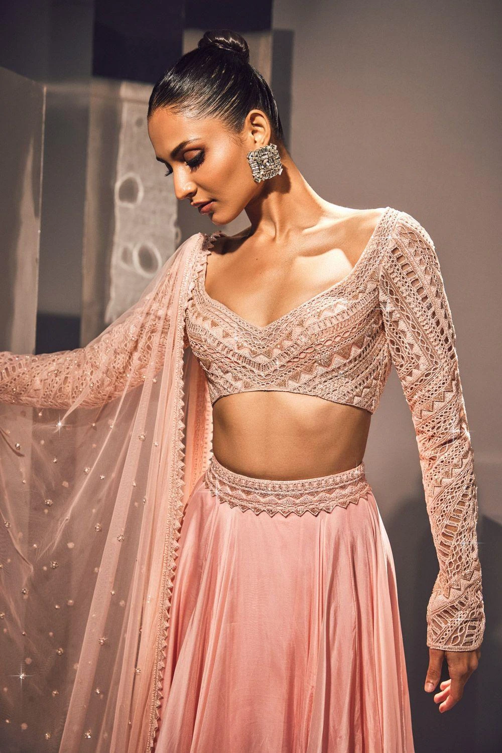 Ritika Mirchandani Derya Embellished Lehenga Set 2 Ritika Mirchandani Derya Embellished Lehenga Set - Image 2