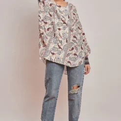 PATINE Paisley Print Button-down Shirt