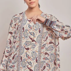 PATINE Paisley Print Button-down Shirt -Cheap Drapvera Store 15908 3