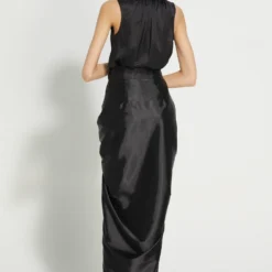 431-88 By Shweta Kapur Black Samara Skirt -Cheap Drapvera Store 1612sk20 3