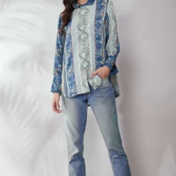 PATINE Brooke Patchwork Embroidered Shirt