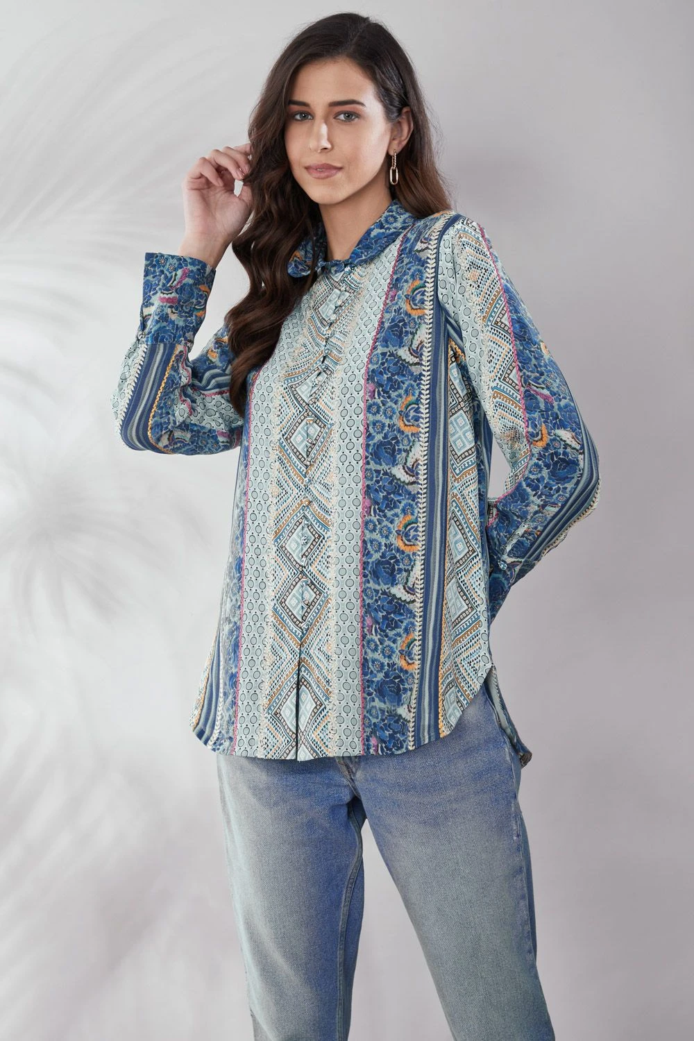 PATINE Brooke Patchwork Embroidered Shirt 2 PATINE Brooke Patchwork Embroidered Shirt - Image 2