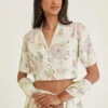 Surmaye Amore Ivory Mulberry Silk Blouse