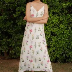 New Arrival 1 Ode To Odd First Bloom Silk Dress