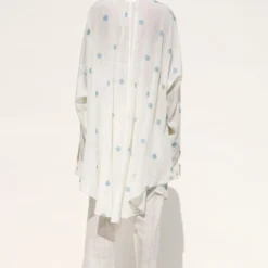 Urvashi Kaur Ava Buttoned Down Polka Shirt Dress -Cheap Drapvera Store 171123uk6 7