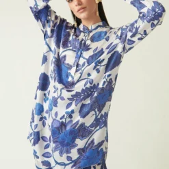 Payal Pratap White & Navy Ayung Printed Salwar -Cheap Drapvera Store 1711pp2 4