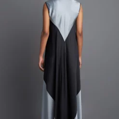 Amit Aggarwal Metallic Panelled Black Dress -Cheap Drapvera Store 172ag7 3