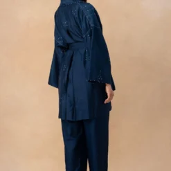 Divyam Mehta Blue Bandhani Doyat Shirt -Cheap Drapvera Store 180723dm02 5