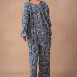 431-88 By Shweta Kapur Earthy Green Delilah Printed Top -Cheap Drapvera Store 181244318806 5