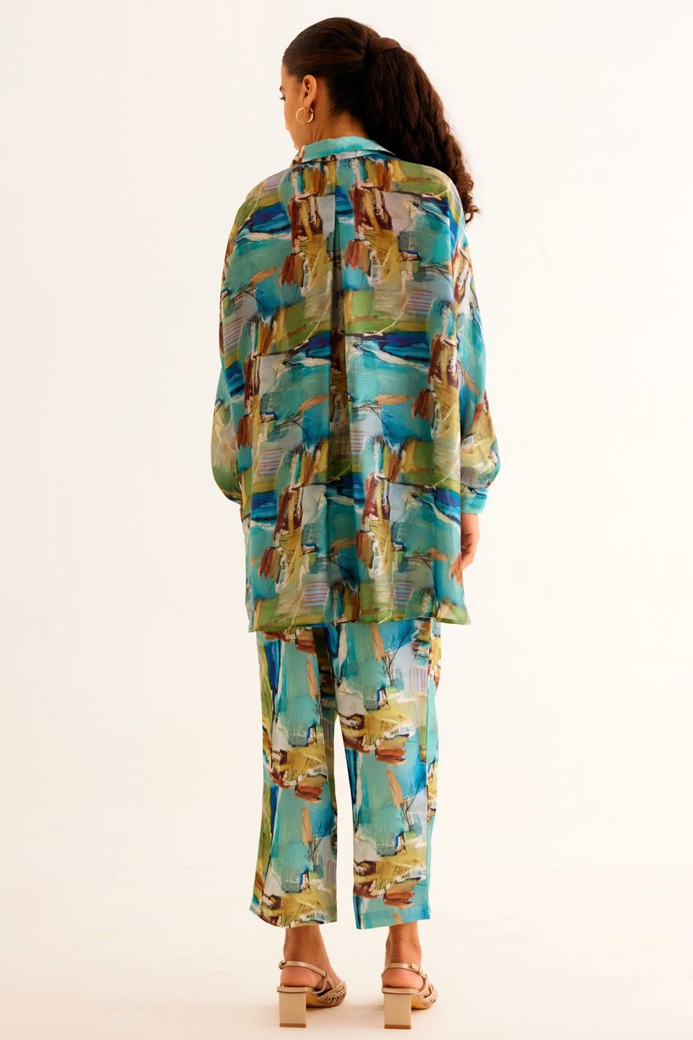 NORN Brushstroke Printed Pac Shirt 4 NORN Brushstroke Printed Pac Shirt - Image 4