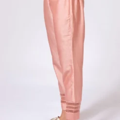 Chandrima Peach Chanderi Pants -Cheap Drapvera Store 182chnd2 3