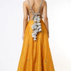 Payal Singhal Mustard Embroidered Lehenga Set -Cheap Drapvera Store 1911pys55 4