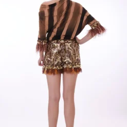 Dilnaz Earthy Brown Tie & Dye Draped Top 5 Dilnaz Earthy Brown Tie & Dye Draped Top -Cheap Drapvera Store 19124dz5 3