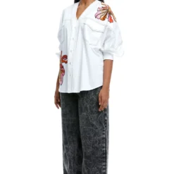 Kanika Goyal Label Renee Hand Embellished Shirt -Cheap Drapvera Store 1923kgl11 3