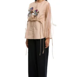 Kanika Goyal Label Ayla Hand Embellished Shirt -Cheap Drapvera Store 1923kgl13 3