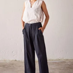 Khara Kapas Black Twill Trousers