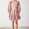 Khara Kapas Primrose Pink Poplin Dress