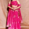 Punit Balana Pink Hand Embellished Lehenga Set