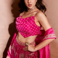 Punit Balana Pink Hand Embellished Lehenga Set -Cheap Drapvera Store 20042023pb02 5