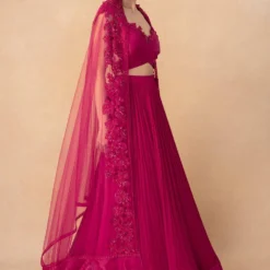 Ridhi Mehra Pink Qaifa Lehenga Set -Cheap Drapvera Store 201023rm02 3