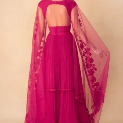 Ridhi Mehra Pink Qaifa Lehenga Set -Cheap Drapvera Store 201023rm02 5