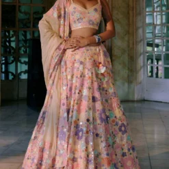Mishru Yellow Ayana Lehenga Set
