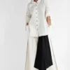 Chola White Straight Sleeves Shirt