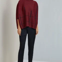 Scarlet Sage Maroon Shoulderless Top