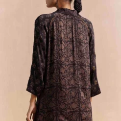 Sunira Designs Black Mrida Raglan Sleeve Shirt -Cheap Drapvera Store 211023sm22 5