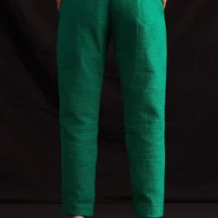 Amrich Mae Woven Silk Quilted Narrow Leg Pants -Cheap Drapvera Store 211123ach12 5