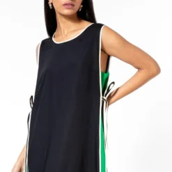 Bodice Green Pleated Shift Dress -Cheap Drapvera Store 2111bo20 4