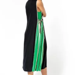 Bodice Green Pleated Shift Dress -Cheap Drapvera Store 2111bo20 5